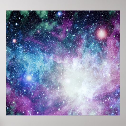 Jenseits des Kosmos Abstrakte Wunder des Universum Poster (Vorne)