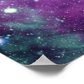 Jenseits des Kosmos Abstrakte Wunder des Universum Poster (Ecke)