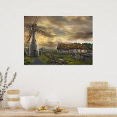 Jenseits des letzten Horizonts | Digitale Surrealk Poster (Küche)