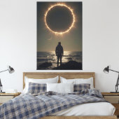 Jenseits des Lichts Leinwanddruck (Insitu (Schlafzimmer))