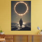 Jenseits des Lichts Leinwanddruck (Insitu (Wohnzimmer))