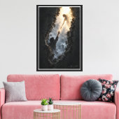 Jenseits des Lichts Leinwanddruck (Insitu (Wohnzimmer))