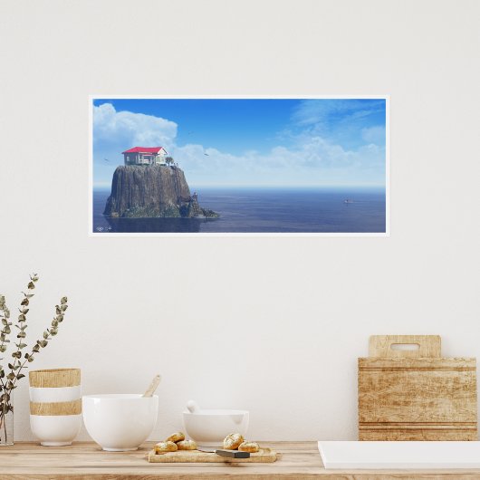 Jenseits des Meeres Poster (Küche)