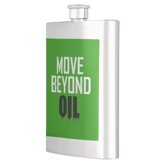 Jenseits des Öls Flachmann (Links)