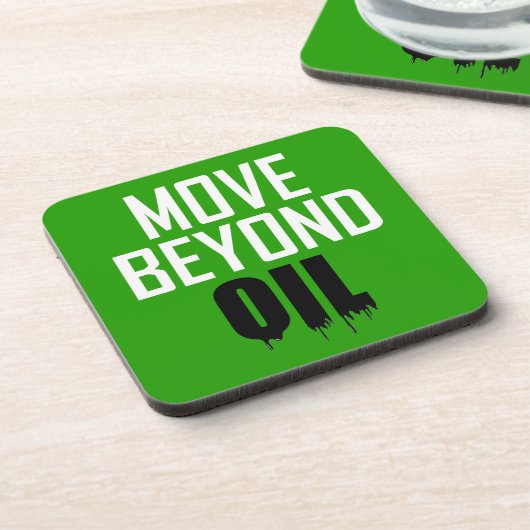 Jenseits des Öls Getränkeuntersetzer (Linke Seite)