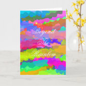 Jenseits des Rainbow-Beileids/der Inspirationskart Karte (Gelbe Blume)