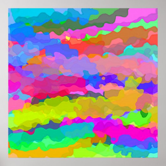Jenseits des Regenbogenplakats Poster (Vorne)