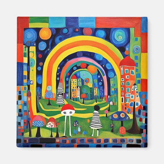 Jenseits des Regenbogens Magnet (Vorne)