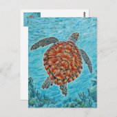 Jenseits des Riffs Postkarte (Vorne/Hinten)