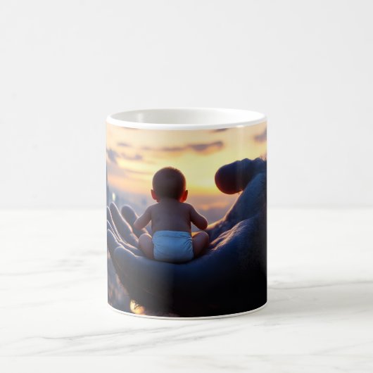 Jenseits des Sonnenaufgangs Kaffeetasse (Mittel)