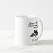 Jenseits des Textes, die tiefere Bedeutung entdeck Kaffeetasse (VorderseiteRechts)