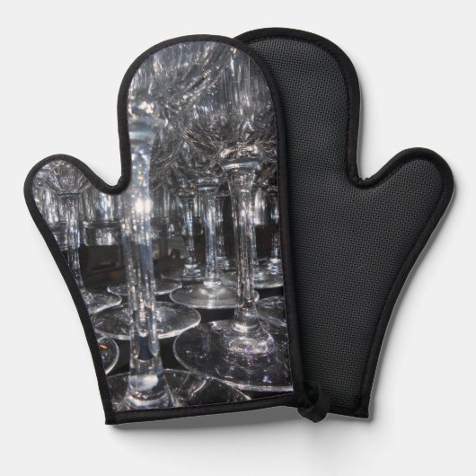 Jenseits des Vertrauten Ofenhandschuh (Vorderseite/Rückseite)