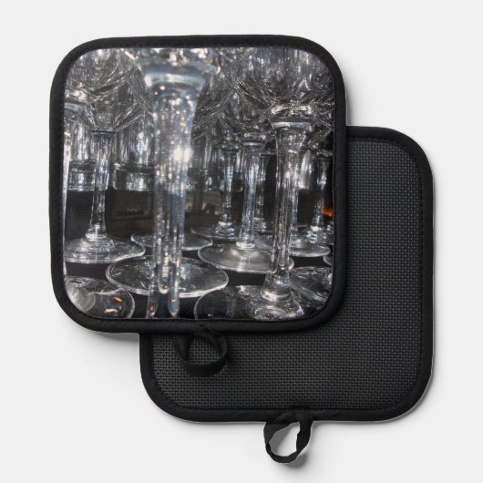 Jenseits des Vertrauten Topflappen (Vorderseite/Rückseite)