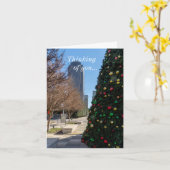 Jenseits des Weihnachtsbaumes von Dallas Karte (Gelbe Blume)