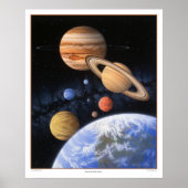 Jenseits des Zuhause-Planets Print Poster (Vorne)