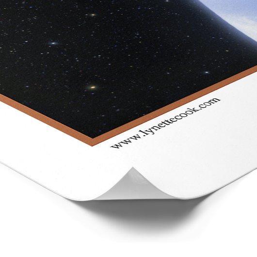 Jenseits des Zuhause-Planets Print Poster (Ecke)