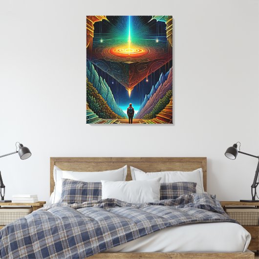 Jenseits Leinwanddruck (Insitu (Schlafzimmer))