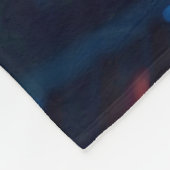 Jenseits neonfarbener Adern Fleecedecke (Ecke)