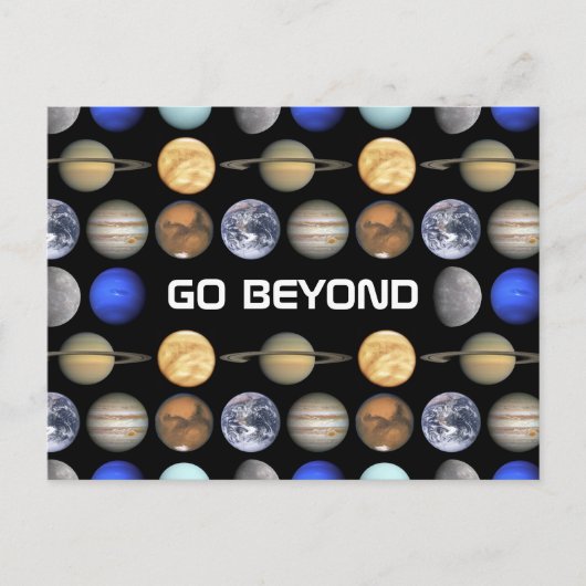 Jenseits Postkarte (Vorderseite)