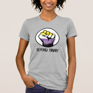 Jenseits von Binär T-Shirt