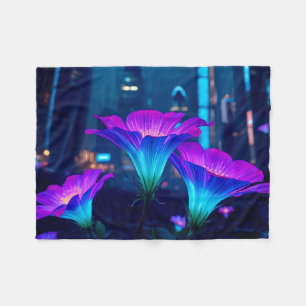Jenseits von Bloomineszent Fleecedecke