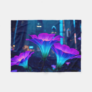 Jenseits von Bloomineszent Fleecedecke