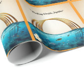 "Jenseits von Horizonten" Geschenkpapier (Rolleneckpunkt)