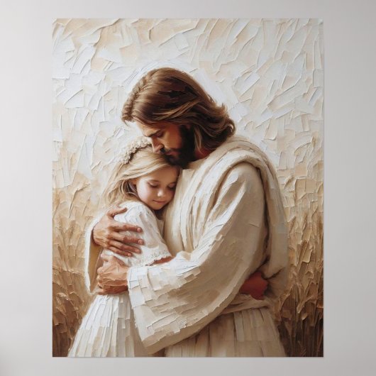 Jenseits von Liebe, Christliche Kunst, Jesus umarm Poster (Vorne)