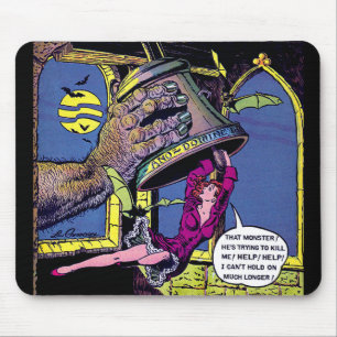 Jenseits von Monster Hand & Lady Horror Vintage Co Mousepad