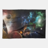 Jenseits von Raum und Zeit Fraktal Kunst Geschirrtuch (Horizontal)