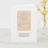 Jenseits von Unrecht und Richtigkeit.~ Rumi Card Karte (Gelbe Blume)