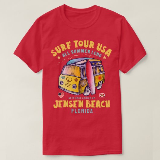 Jensen Beach Florida 2 T-Shirt (Design vorne)