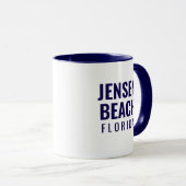 Jensen Beach Florida Kaffeetasse (VorderseiteRechts)