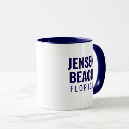 Jensen Beach Florida Tasse (VorderseiteRechts)