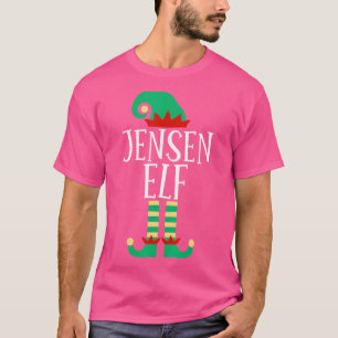 Jensen Elf Familie passt Weihnachten Pajamas T-Shirt
