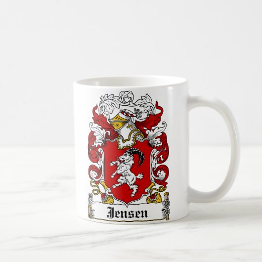 Jensen Familienwappen Kaffeetasse (Rechts)