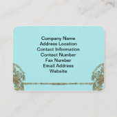 Jenuplaythe berufliche elegante Runde Visitenkarte (Rückseite)