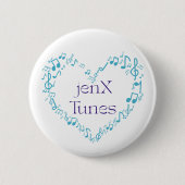 jenX Tunes Button (Vorderseite)