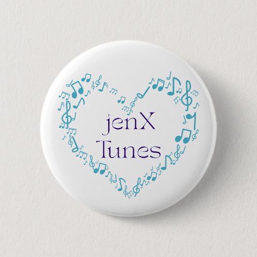 jenX Tunes Button (Vorderseite)