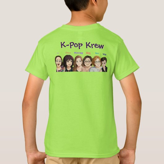 jenX Tunes Merch Kids T-Shirt (Rückseite)