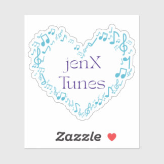 jenX Tunes Offizieller Merch Aufkleber