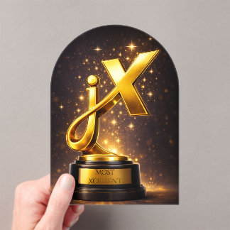jenXcellence Award Funny Merch Acryleinladungen