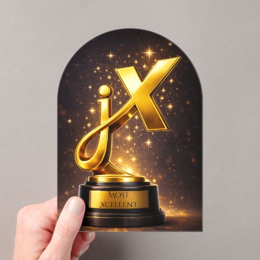 jenXcellence Award Funny Merch Acryleinladungen (Insitu (Handheld))