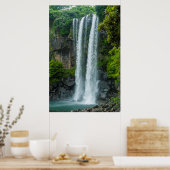 Jeongbang Wasserfall, Südkorea Poster (Küche)