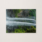 Jeongbang Wasserfall, Südkorea Puzzle (Horizontal)