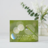 Jer 29:11: Denn ich kenne die Pläne, die ich für d Postkarte (Stehend Vorderseite)