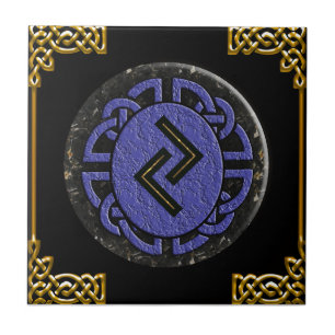 "jera" älteres futhark fliese