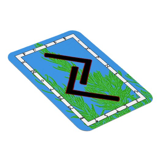 Jera Viking Rune Magnet - Ernte! (Rechte Seite)