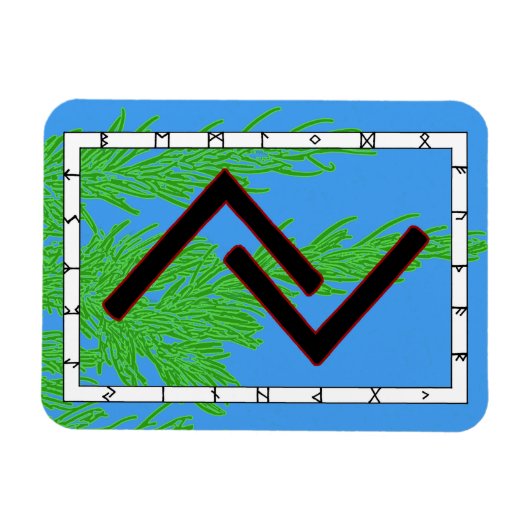 Jera Viking Rune Magnet - Ernte! (Horizontal)