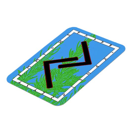 Jera Viking Rune Magnet - Ernte! (Linke Seite)